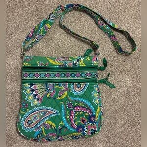 Vera Bradley Triple Zip Hipster Crossbody Purse